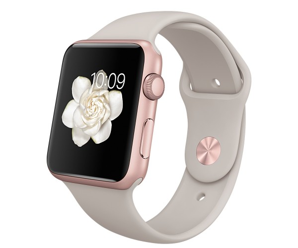 42MM ROSE GOLD ALUMINIUM CASE WITH STONE SPORT BAND